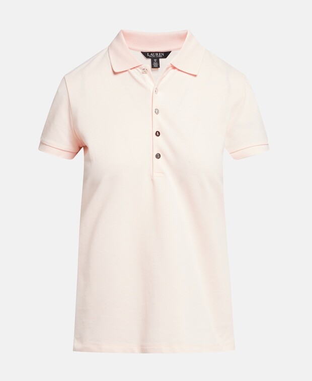 

Рубашка-поло из пике Lauren Ralph Lauren, розовый