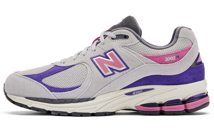 

Кроссовки New Balance 2002R низкие серые/фиолетовые