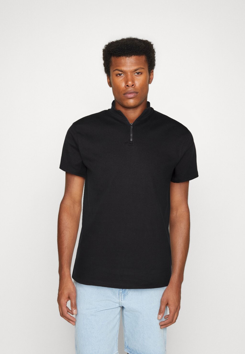 

Базовая футболка ONSESTEBAN MOCK NECK TEE Only & Sons, черный