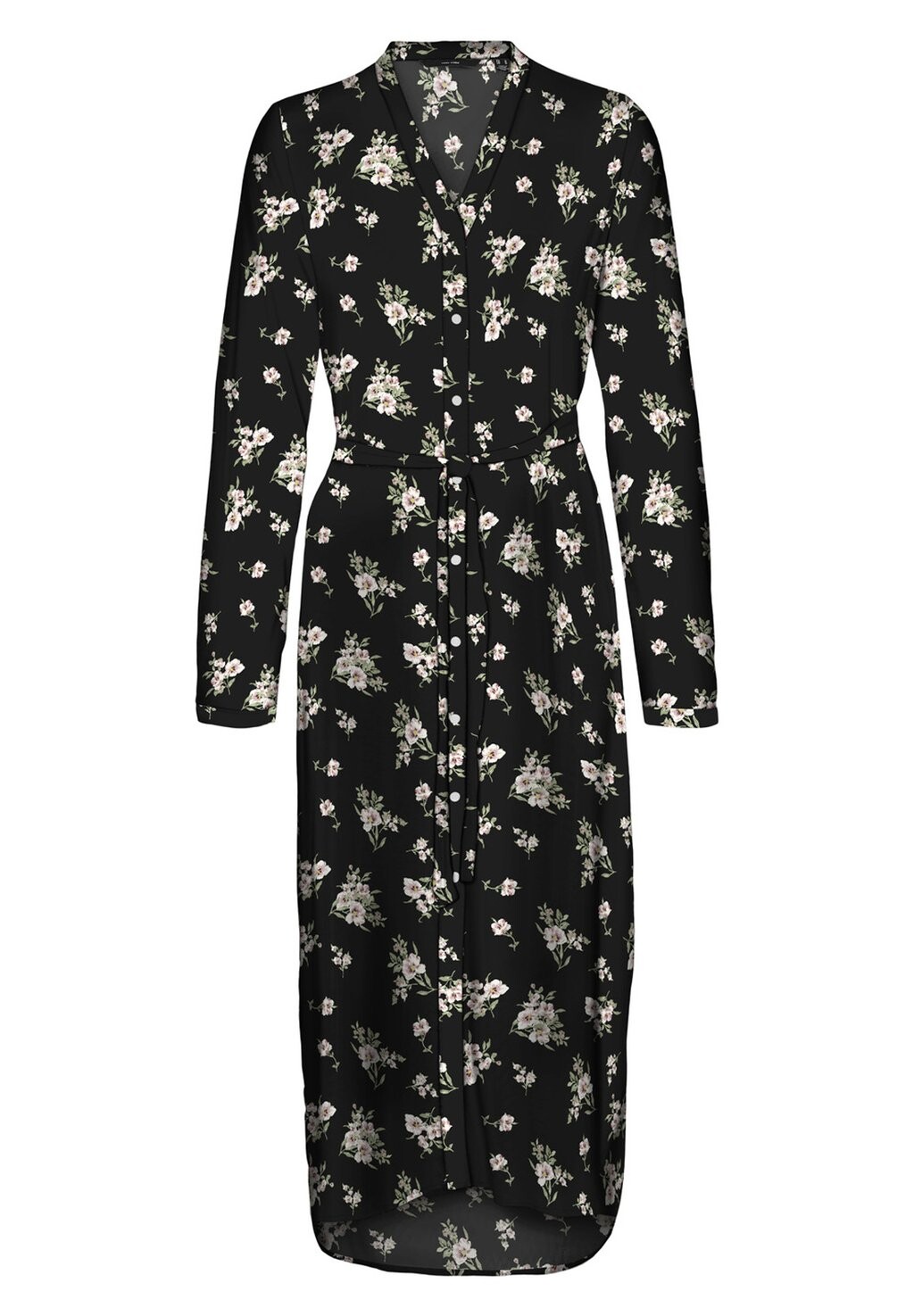 

Длинное платье Vero Moda, черный/песочный