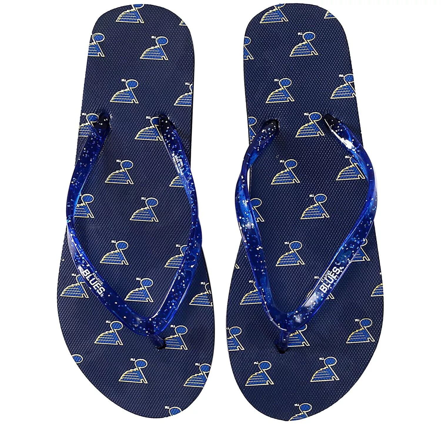 

Женские блестящие вьетнамки FOCO St. Louis Blues
