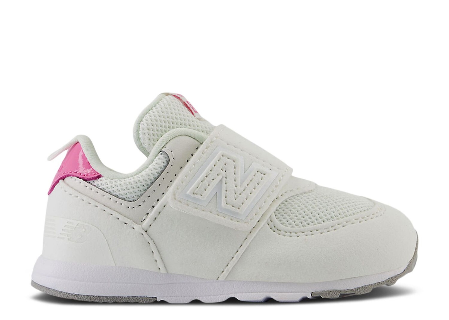 

Кроссовки New Balance 574 New-B Hook & Loop Toddler 'Sea Salt Real Pink', кремовый