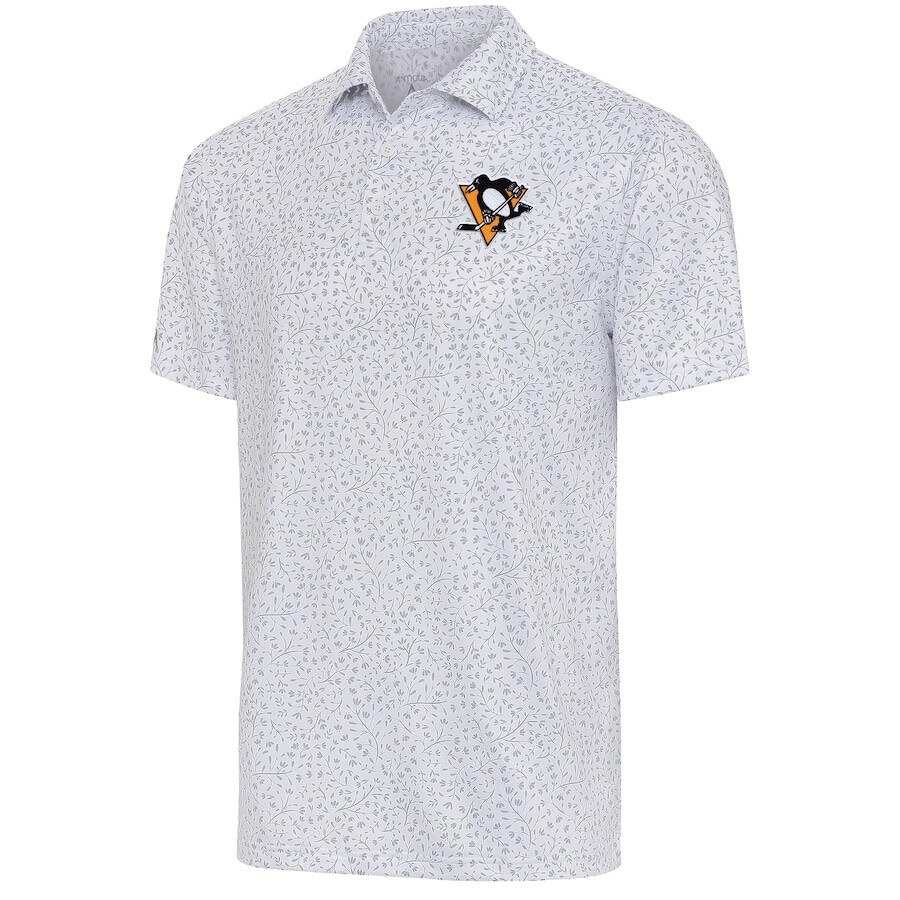 

Поло с коротким рукавом Antigua Pittsburgh Penguins, белый