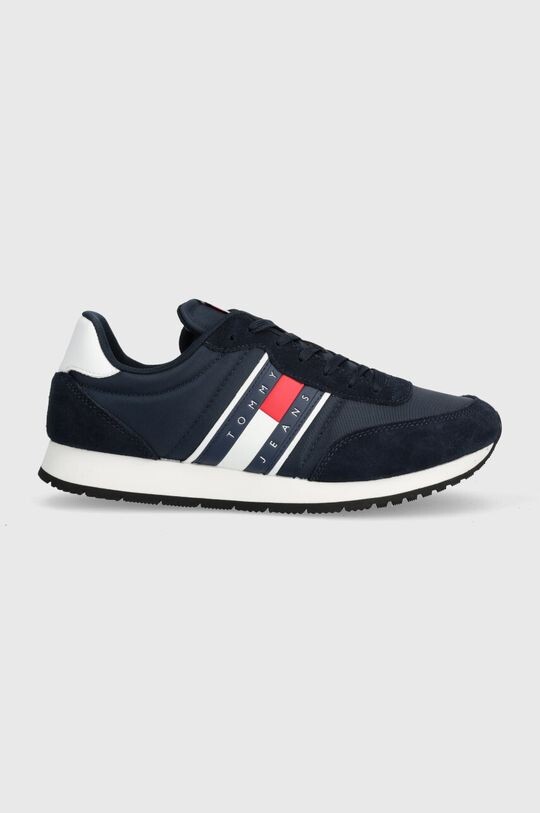 Кроссовки TJM RUNNER CASUAL ESS Tommy Jeans, темно-синий кроссовки tommy jeans tjm slip on canvas color em0em01366 blue c1g темно синий