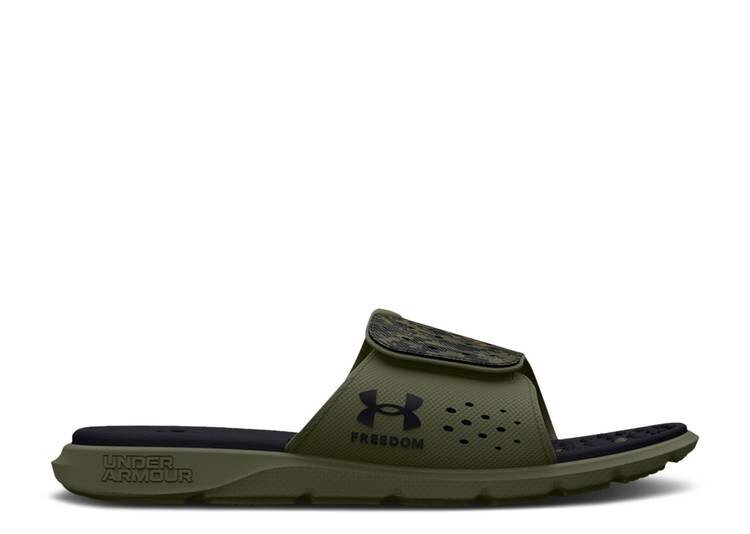 

Кроссовки Under Armour WMNS IGNITE 7 FREEDOM SLIDE 'MARINE GREEN CAMO', зеленый