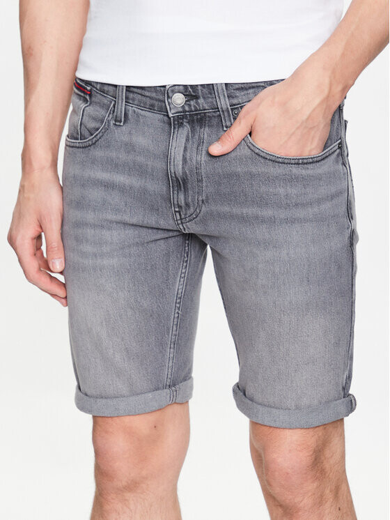 

Джинсовые шорты свободного кроя Tommy Jeans, серый