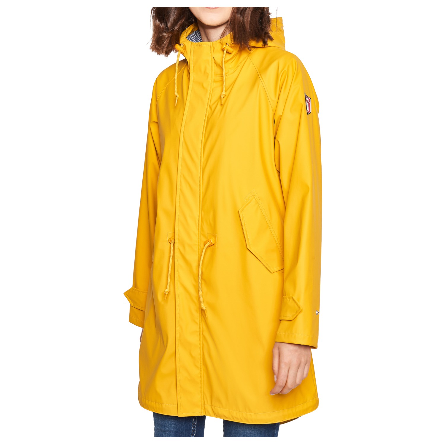 Повседневная куртка Derbe Women's Friese Traveby Fisher, цвет Yellow/Navy