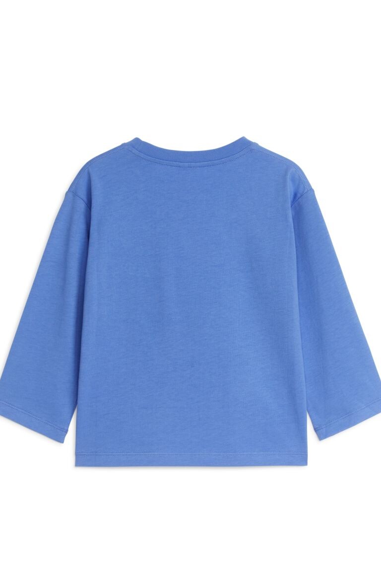 

Рубашка с длинным рукавом H&M, синий