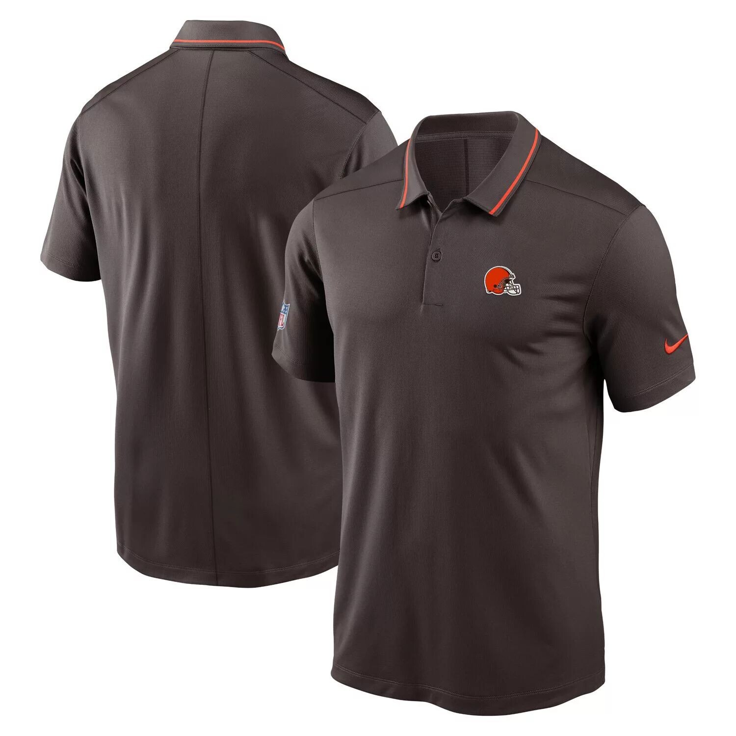 

Мужская футболка-поло Nike Brown Cleveland Browns Sideline Victory Performance