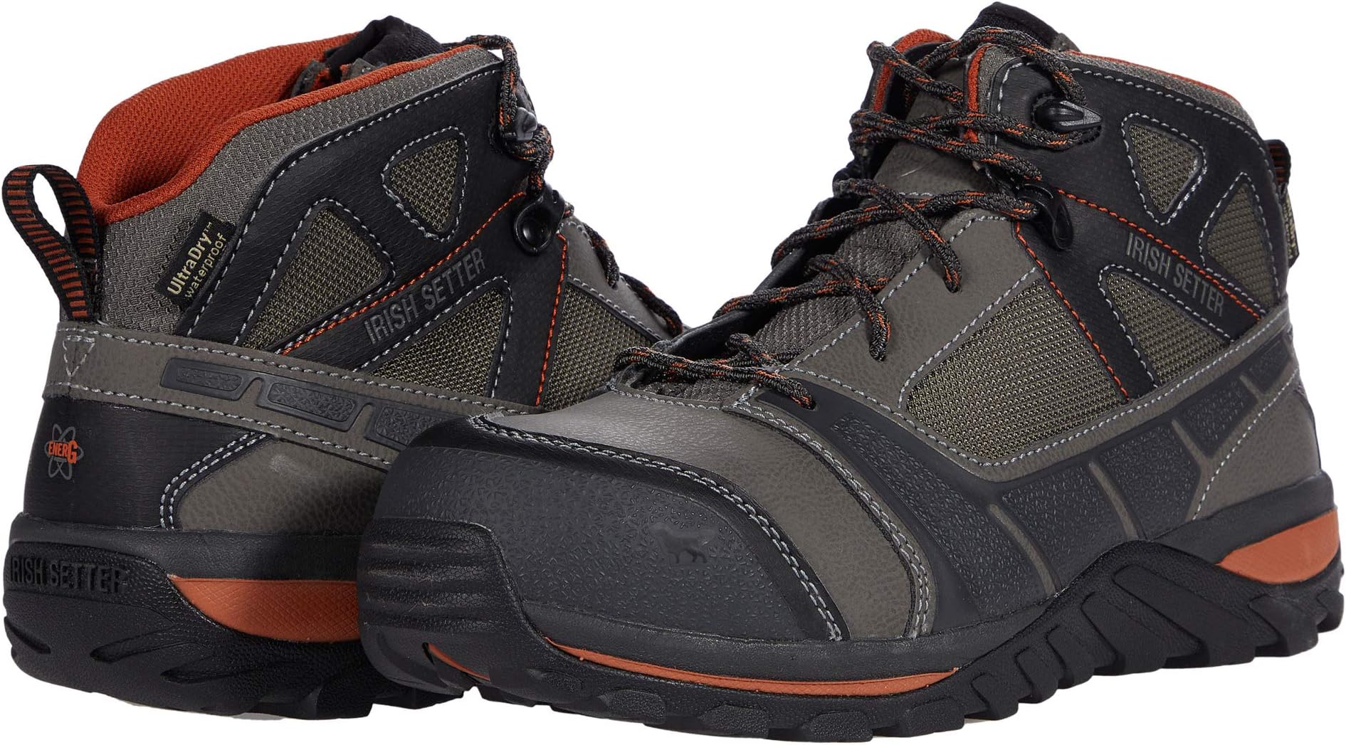 Рабочая обувь водонепроницаемая с композитным носком Rockford 5 Waterproof Composite-Toe EH Irish Setter, цвет Brown/Orange