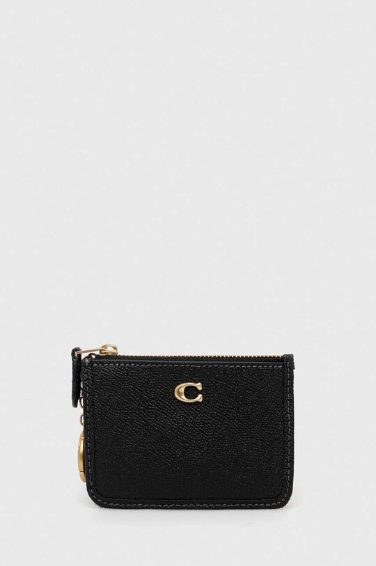

Кожаный визитница Coach, черный