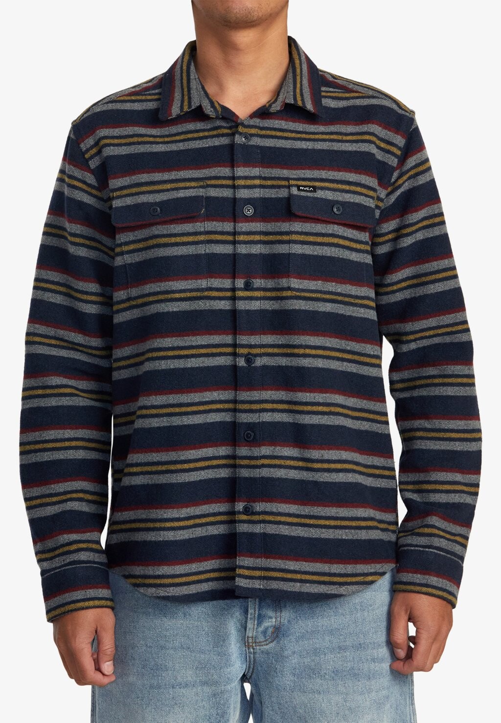 

Рубашка LONGUES POUR HOMME AVYWT0036 RVCA, цвет nvy
