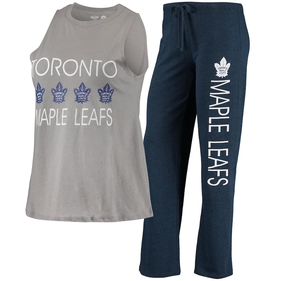 

Пижамный комплект Concepts Sport Toronto Maple Leafs, серый