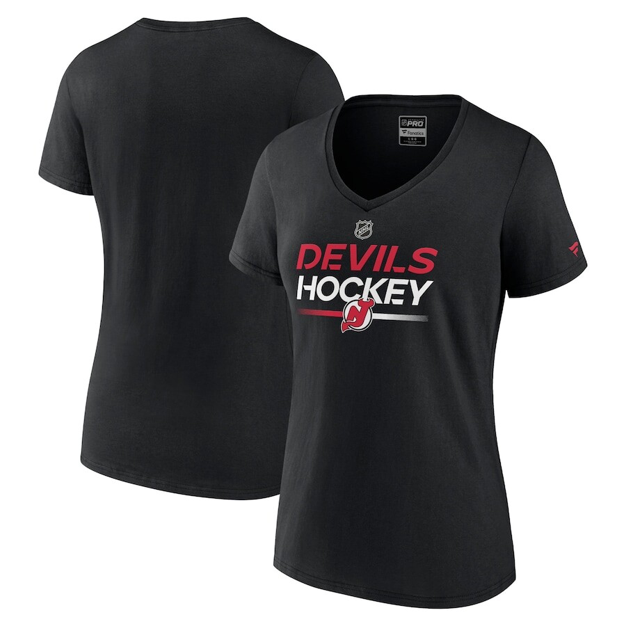 

Футболка с коротким рукавом Fanatics Branded New Jersey Devils, черный