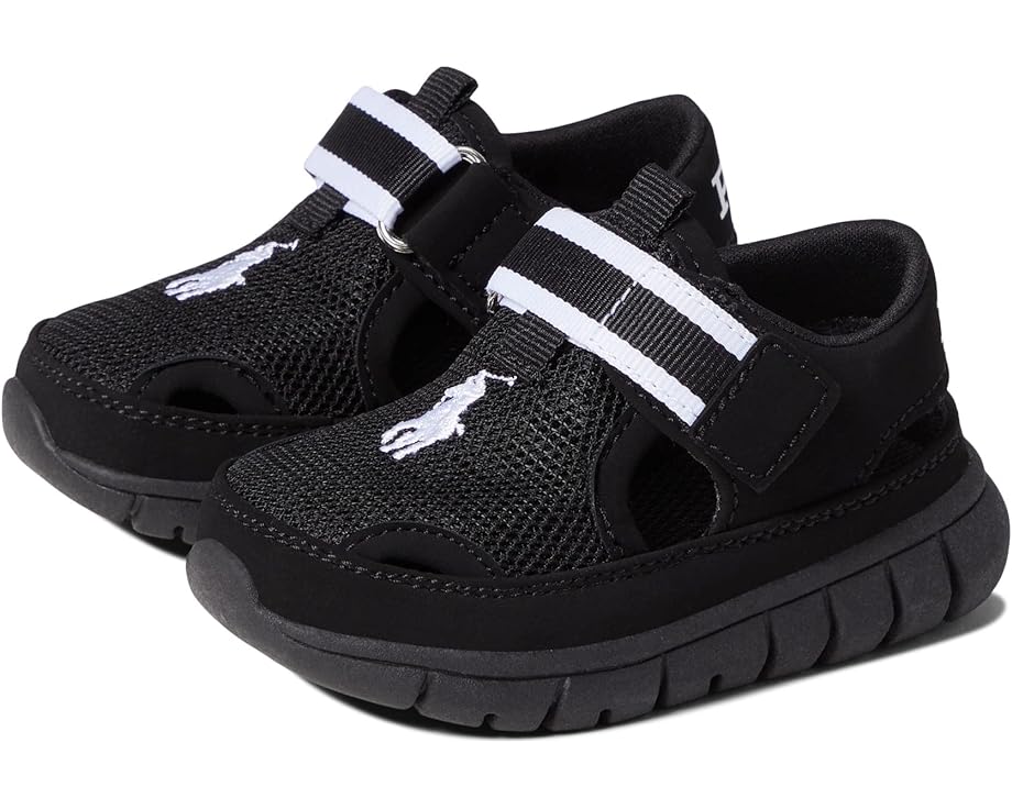 

Сандалии Polo Ralph Lauren Barnes Sandal, цвет Black Sportbuck/Mesh/White Player Pony