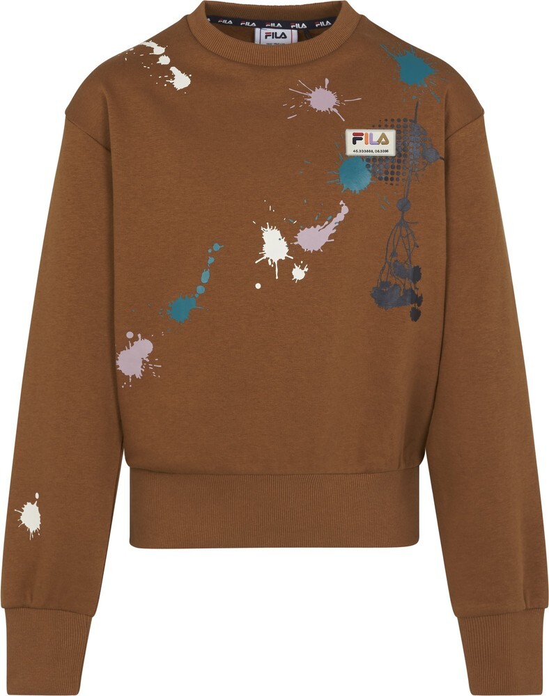 

Лонгслив Fila, коричневый