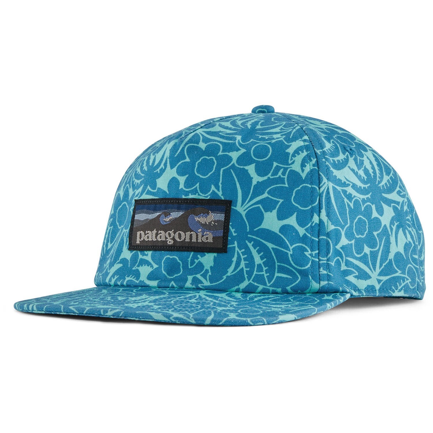 

Кепка Patagonia Boardshort Label Funfarer, цвет Abundance/Anacapa Blue