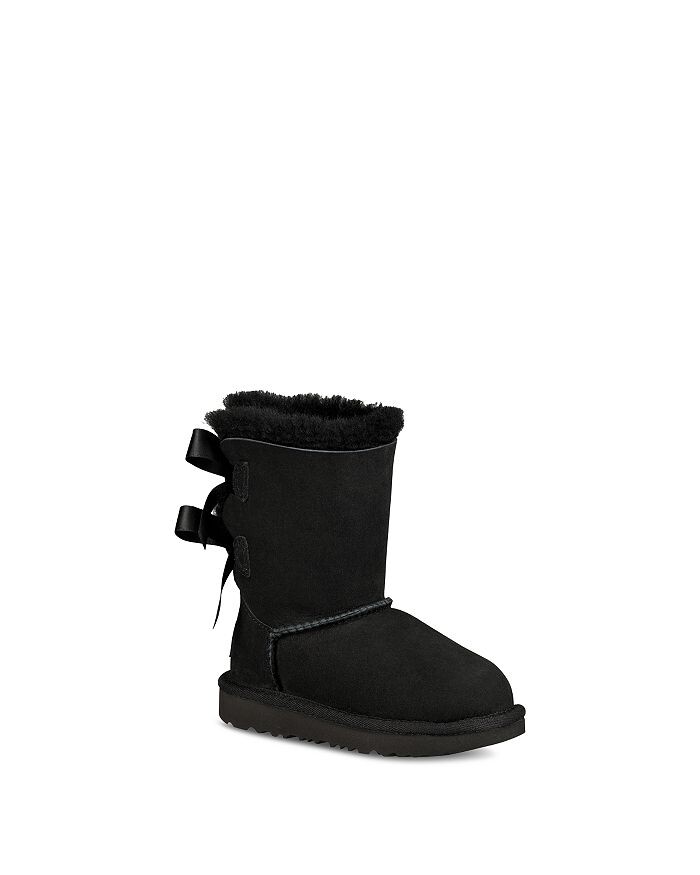 

Угги из овчины Bailey Bow II для девочек и малышей UGG, черный