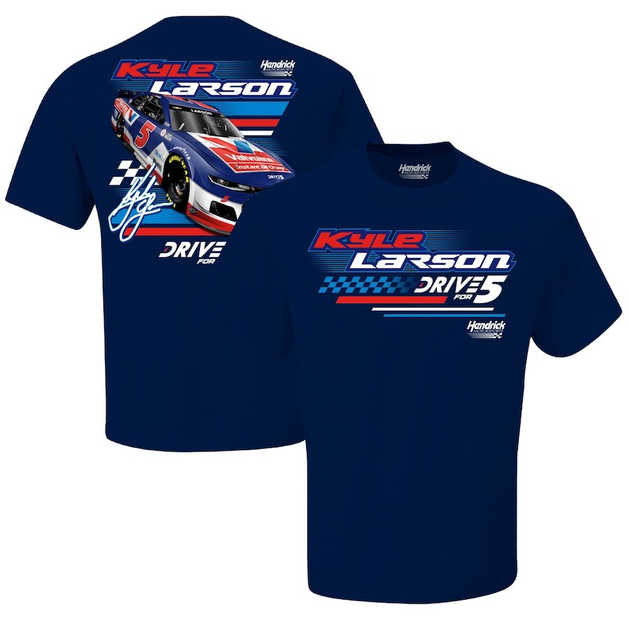 

Футболка с коротким рукавом Hendrick Motorsports Team Collection Kyle Larson, нави