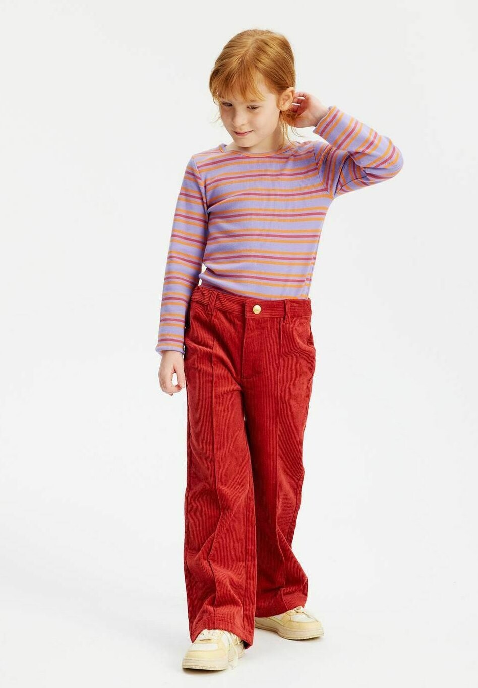 

Футболка с длинным рукавом Bella Yd Stripe Hl Soft Gallery, цвет violet tulip