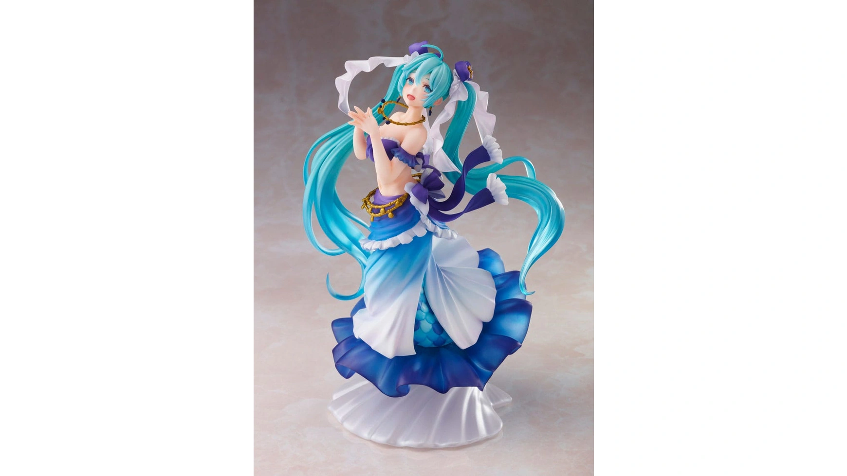 Hatsune Miku AMP Статуя принцессы-русалки из ПВХ, версия 21 см фигурка nendoroid swacchao hatsune miku akai hane 9 см