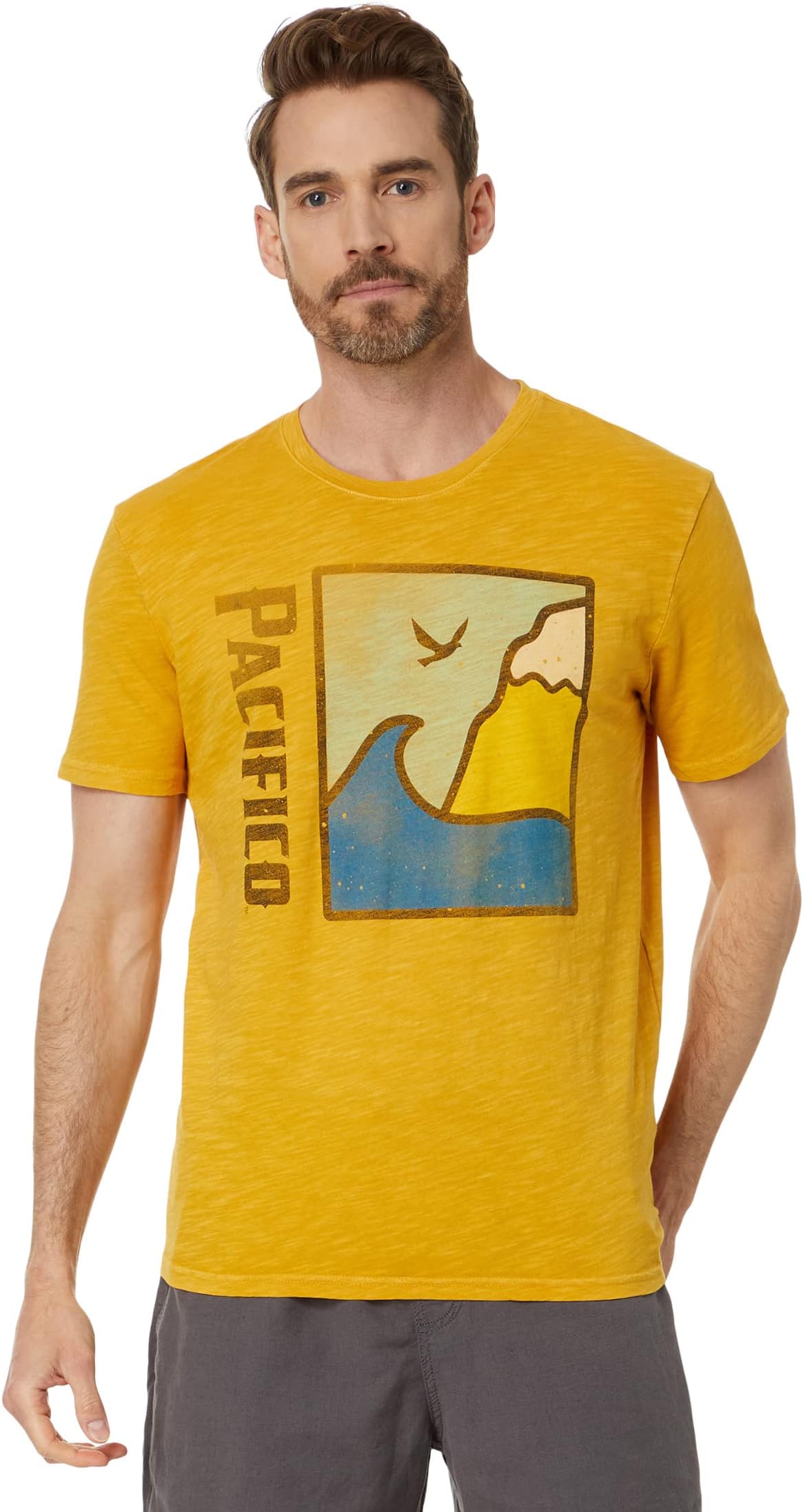 

Футболка Lucky Brand Pacifico Tee, цвет Golden Spice