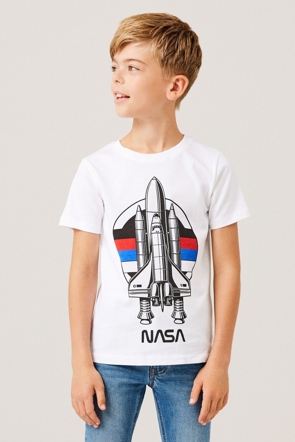 

Футболка НАСА Name It, белый