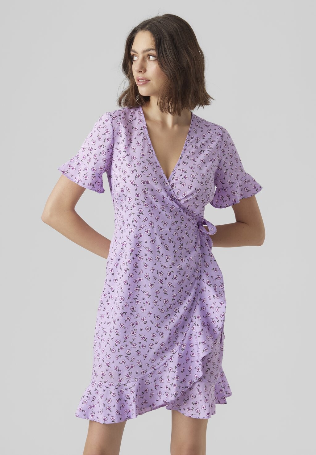 

Летнее платье Vero Moda, фиолетовый