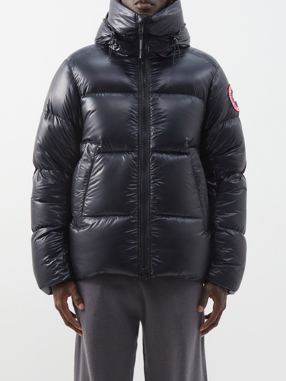 

Стеганое пуховик crofton с капюшоном Canada Goose, черный