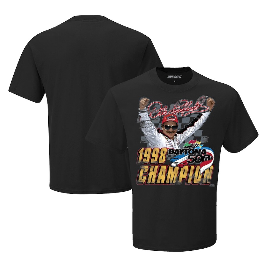 

Футболка с коротким рукавом Checkered Flag Dale Earnhardt, черный