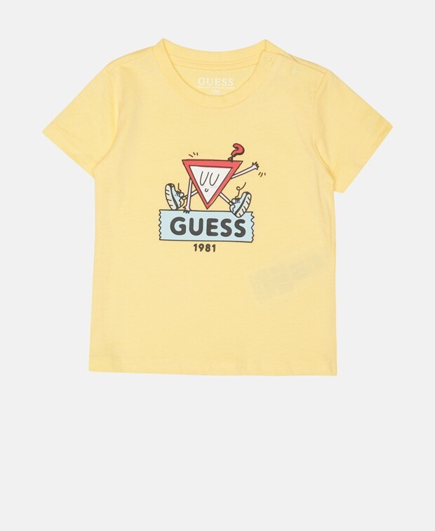 

Футболка Guess, светло-желтого