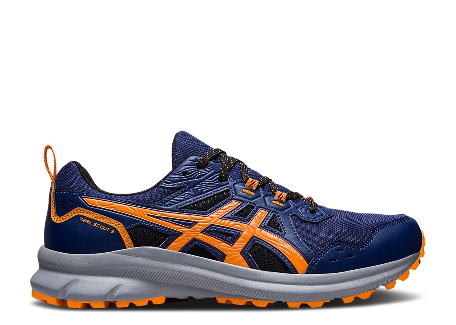 

Кроссовки ASICS Trail Scout 3 'Deep Ocean Bright Orange', синий