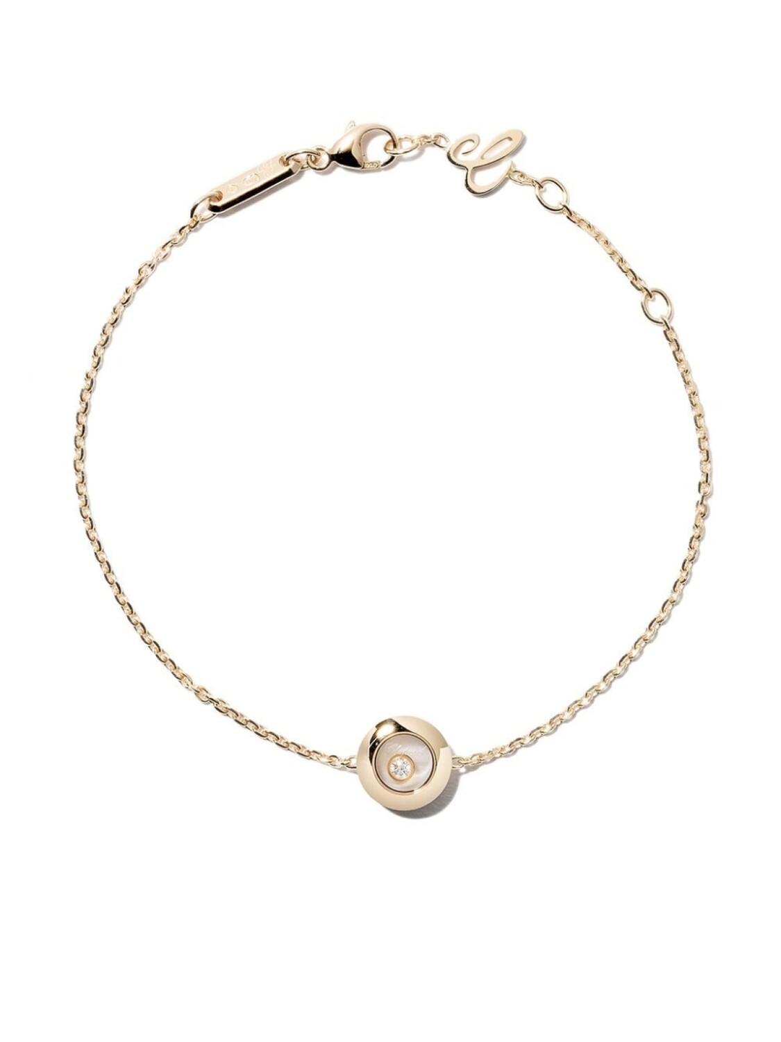 

Браслет Happy Diamonds Icons из желтого золота с бриллиантом Chopard, золотой
