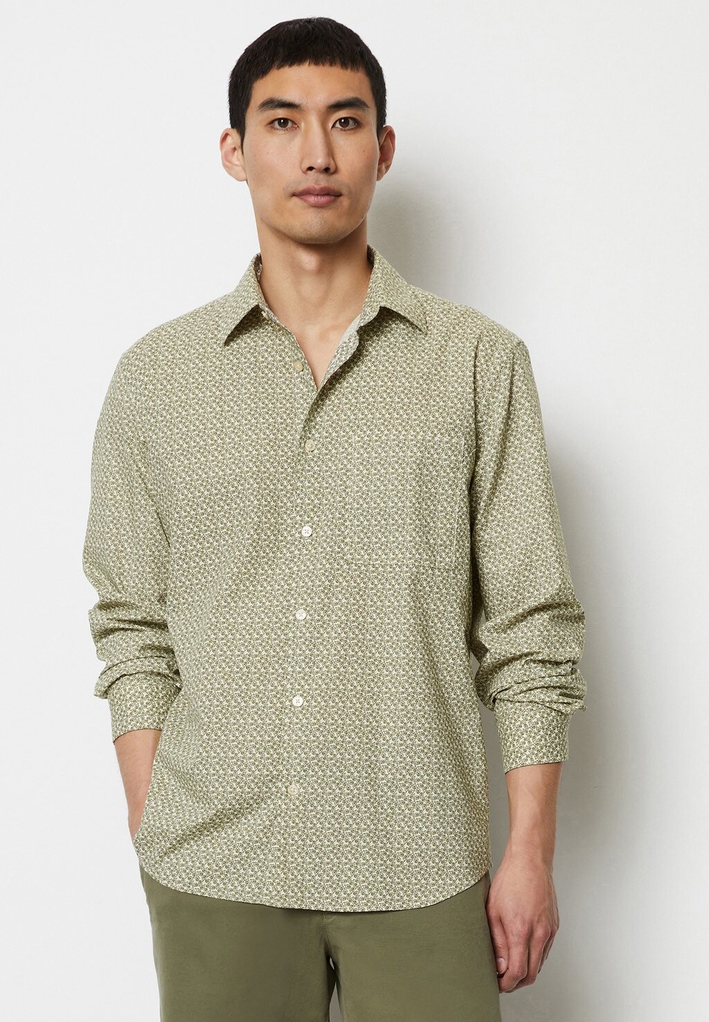 

Рубашка Marc O'Polo, цвет multi linen white