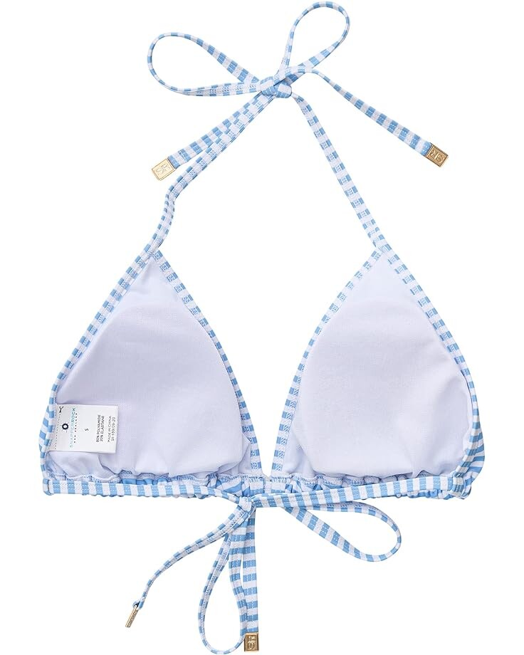 

Топ бикини Snapper Rock Sustainable Stripe Bikini Top, синий