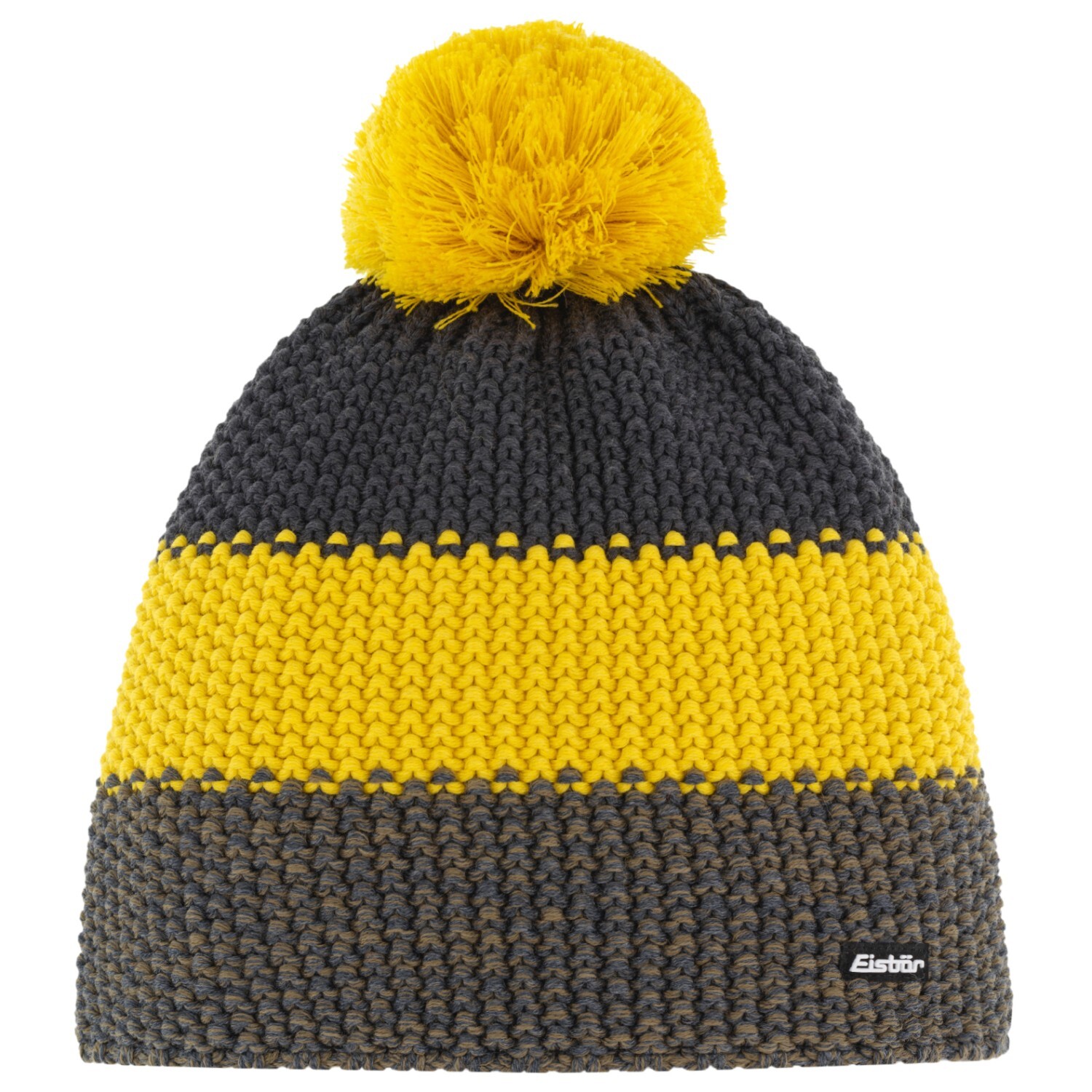 

Шапка Eisbär Star Pompon RL, цвет Khaki Melange/Passion Fruit/Graphite