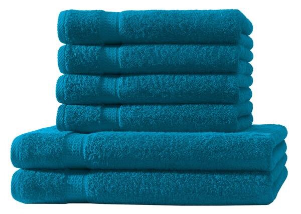 

SET 2x Duschtuch & 4x Набор полотенец Hometex Premium Textiles, 50x1x140 см цвет petrol