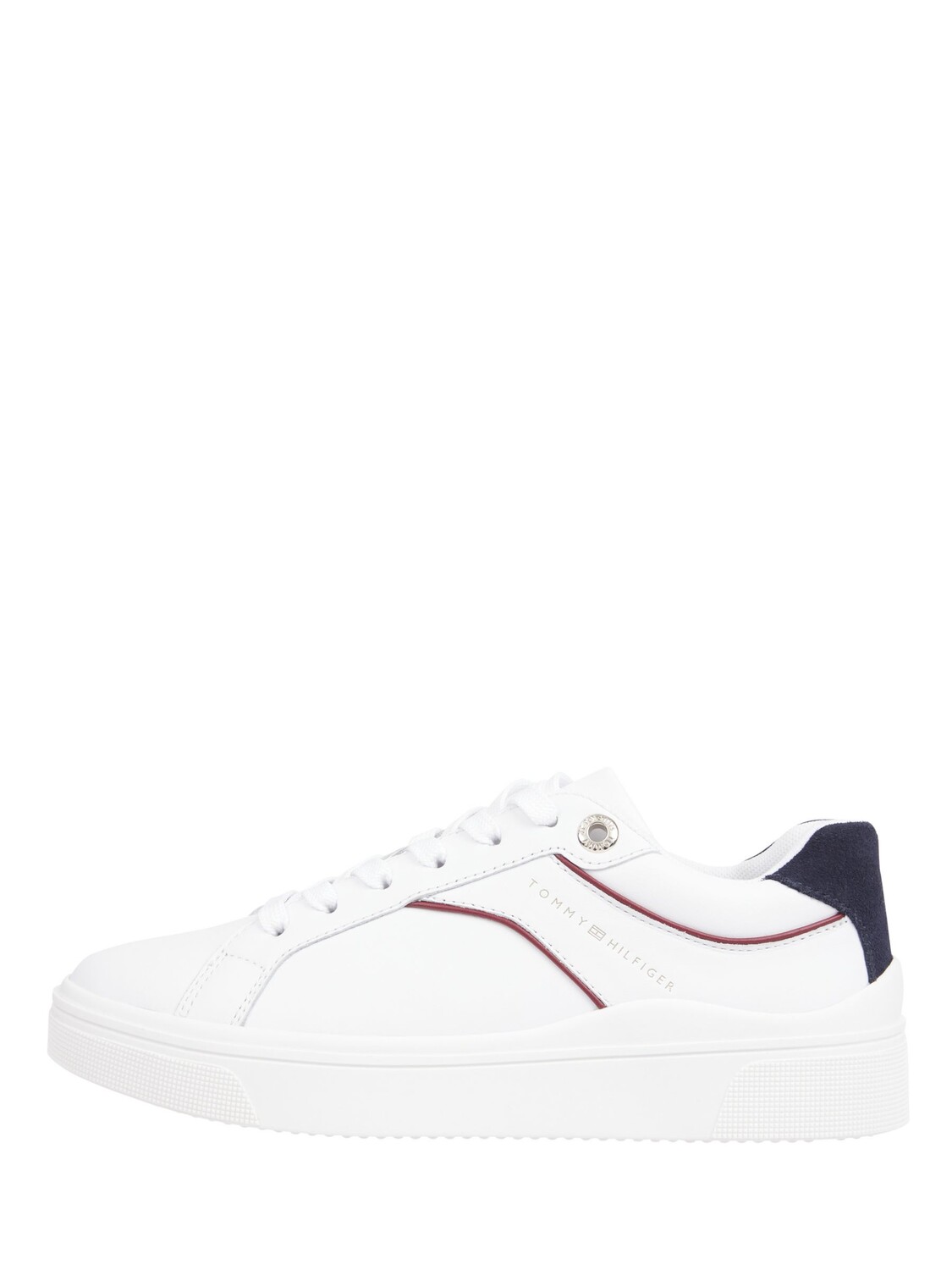 

Кроссовки Tommy Hilfiger Court, белый/красный