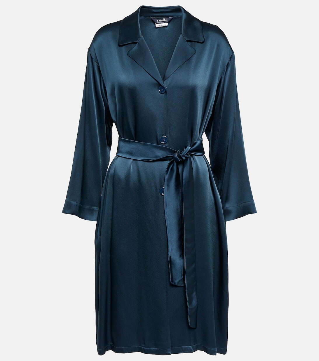 

Атласный топ оверсайз Recco 'S MAX MARA, синий