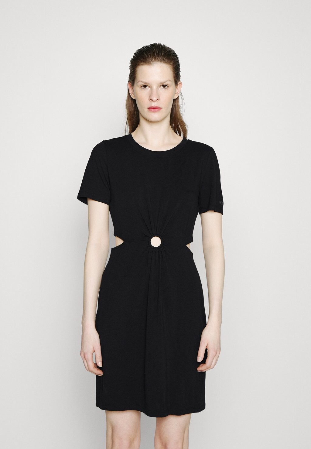 

Платье из джерси DKNY, черный