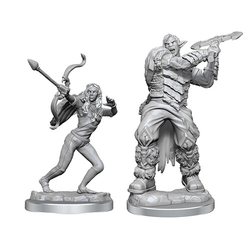 

Фигурки Critical Role Miniatures (W4): Ashari Stoneguard And Ashari Skydancer Platinum Golem Oni