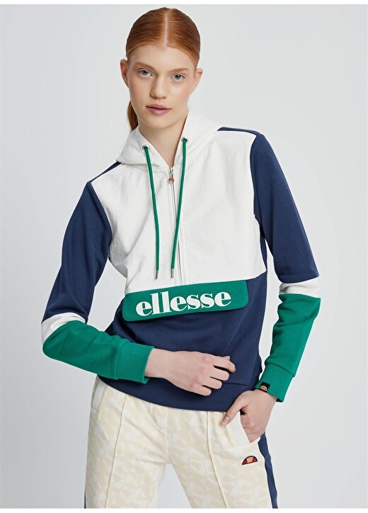 

Темно-синяя женская толстовка с капюшоном Ellesse, Синий