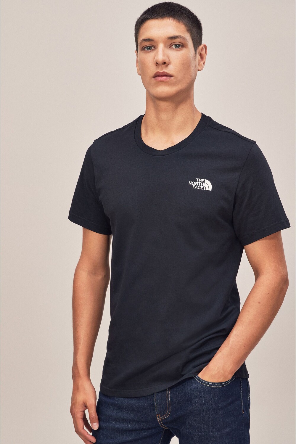 

Простая футболка с коротким рукавом и куполом The North Face, черный