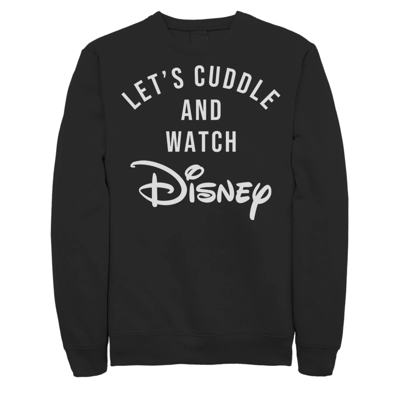 Мужской свитшот с логотипом Disney Let's Cuddle Licensed Character