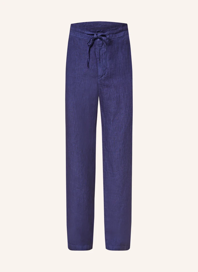 брюки 120% lino размер 28 Льняные брюки чинос 120%Lino, синий