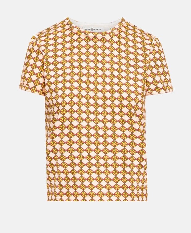 

Футболка Tory Burch, розовый