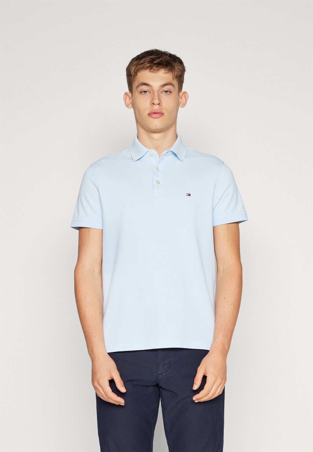 

Поло Slim Tommy Hilfiger, цвет kingly blue