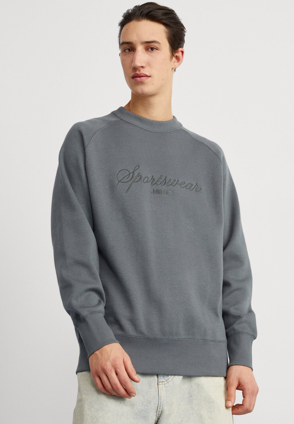 

Толстовка Classics Crew Puma, цвет mineral gray