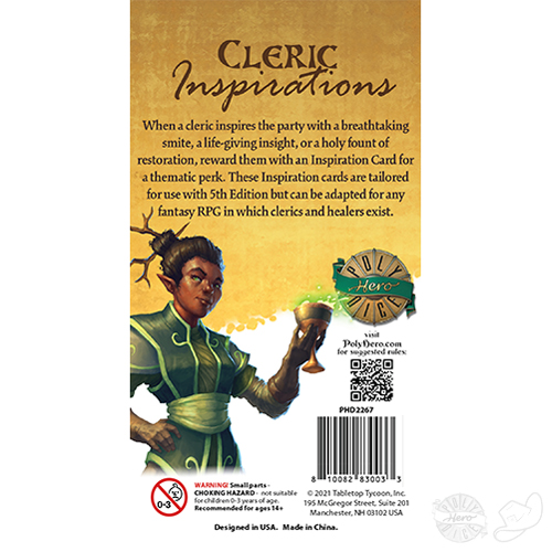 Коллекционные карточки Polyhero Inspiration Cards Cleric Pack