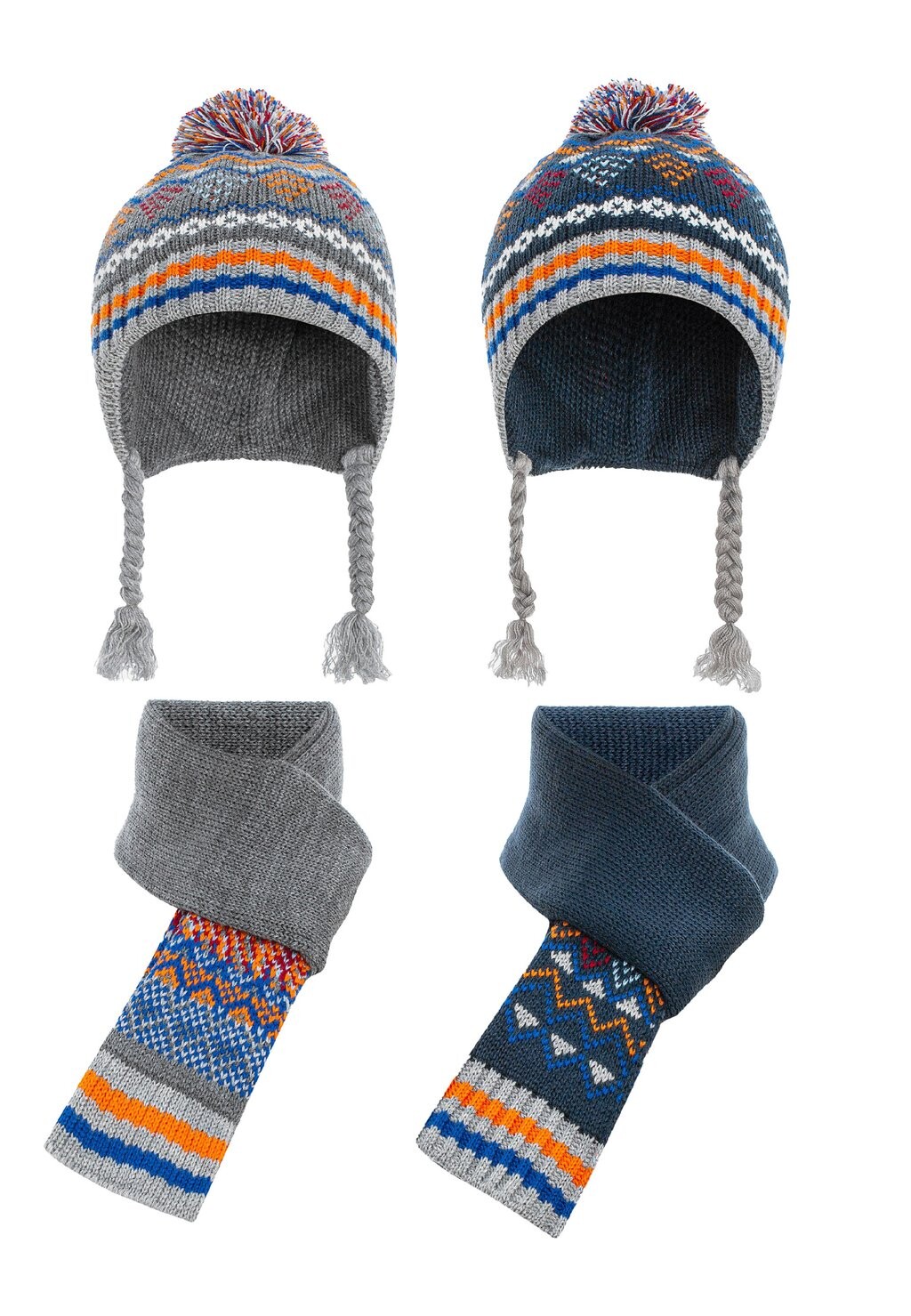 

Шарф 4ER-SET Cipo & Baxx, цвет navyblue anthracite
